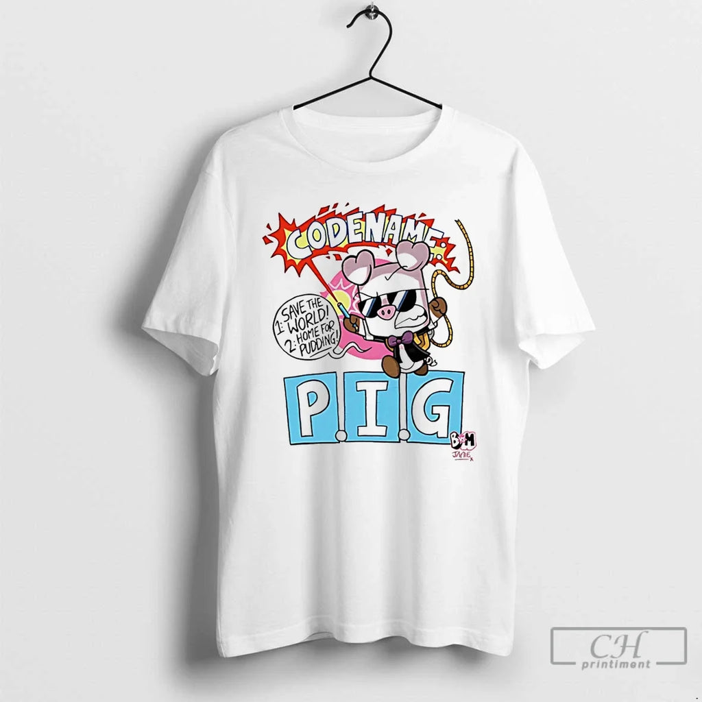 Classic Bunny Vs Monkey Codename P I G Cartoon - Adult & Kids T-Shirts, Sweatshirts & Hoodies apparel design preview 1