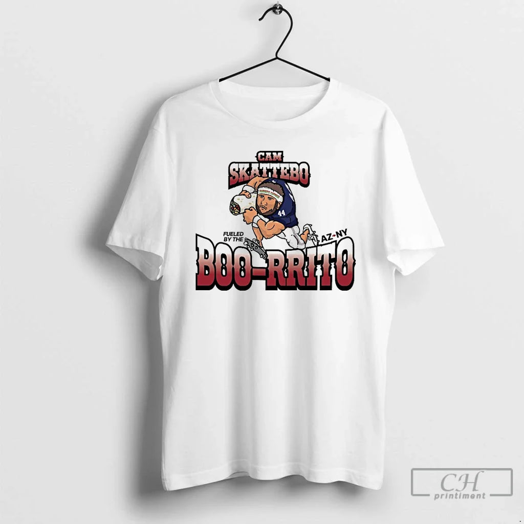 Classic Cam Skattebo Fueled By The Boorrito - Adult & Kids T-Shirts, Sweatshirts & Hoodies apparel design preview 1