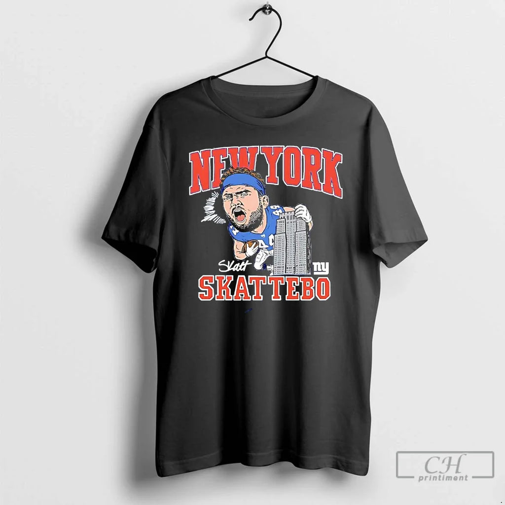 Classic Cam Skattebo Screaming Caricature New York - Adult & Kids T-Shirts, Sweatshirts & Hoodies apparel design preview 1