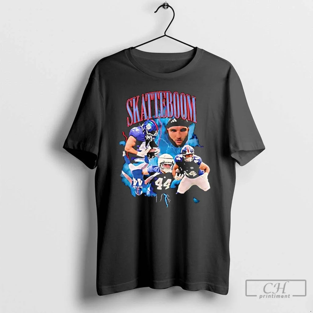 Classic Cameron Skattebo Skatteboom New York Giants - Adult & Kids T-Shirts, Sweatshirts & Hoodies apparel design preview 1