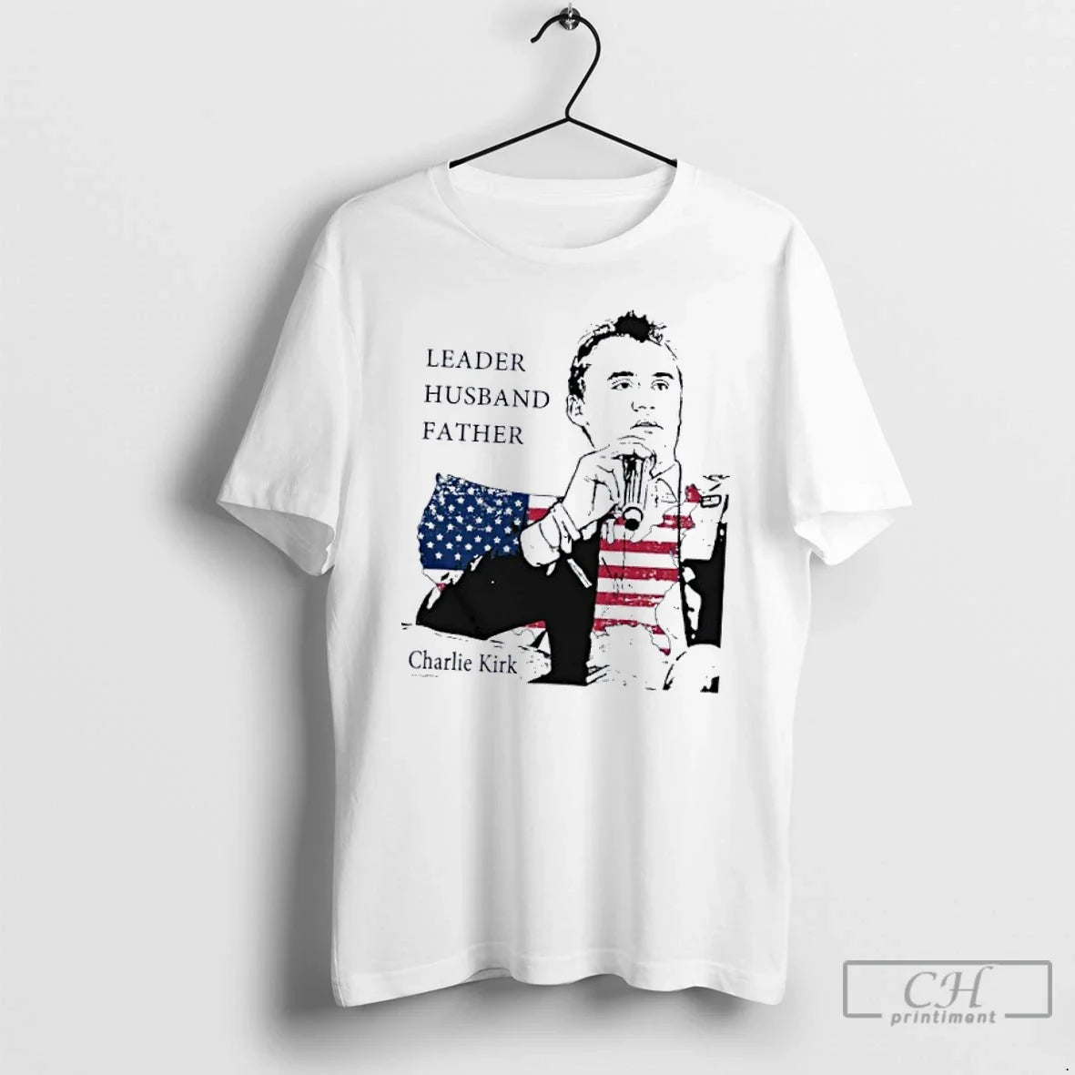 Classic Charlie Kirk Leader Husband Father America - Adult & Kids T-Shirts, Sweatshirts & Hoodies apparel design preview 1