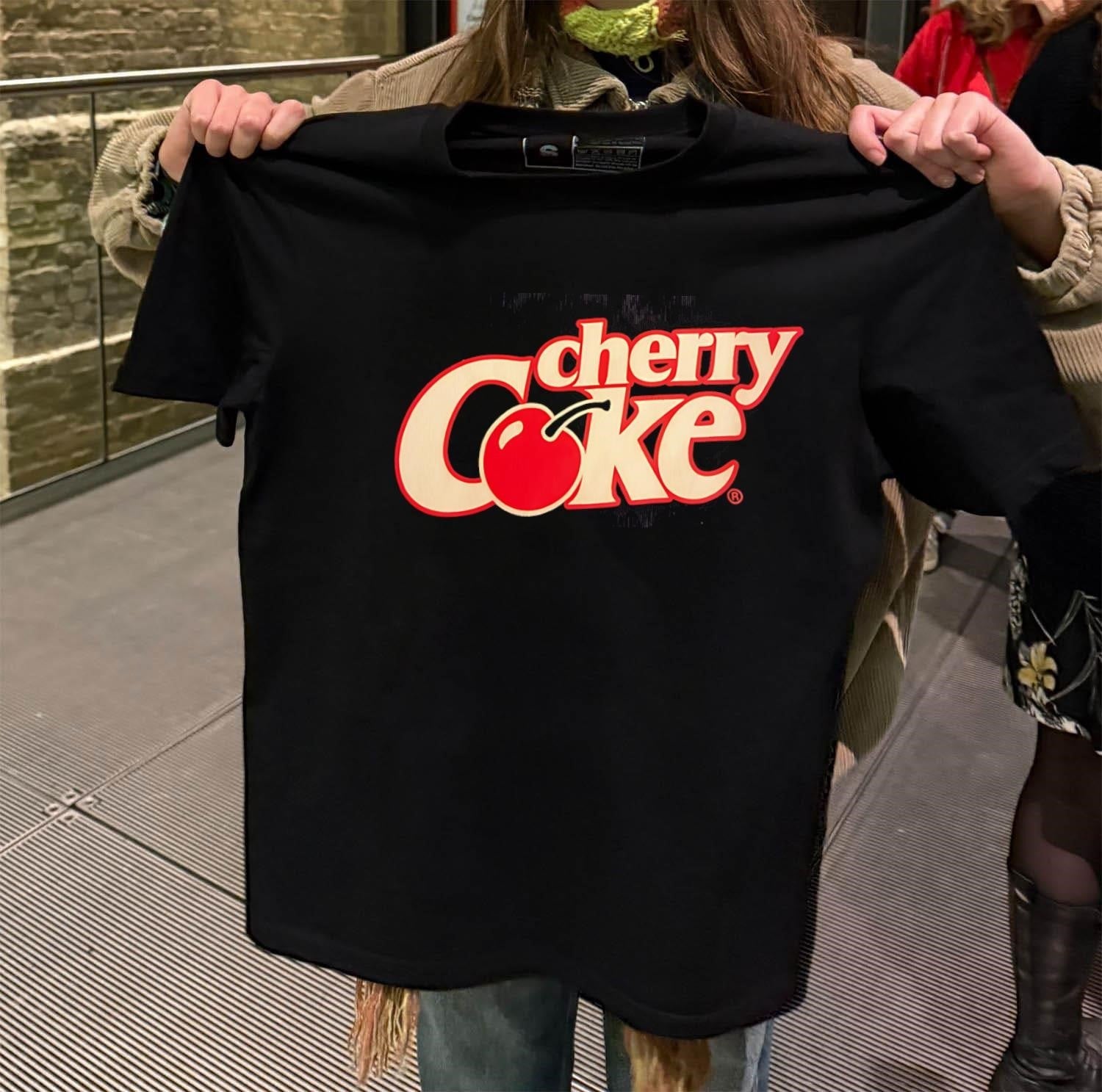 Classic Cherry Coke Red Fruit Logo - Adult & Kids T-Shirts, Sweatshirts & Hoodies apparel design preview 2