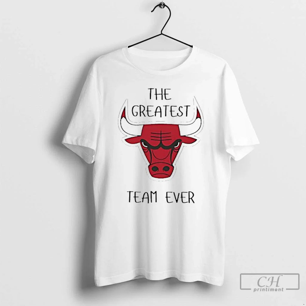 Classic Chicago Bulls Logo The Greatest Team Ever - Adult & Kids T-Shirts, Sweatshirts & Hoodies apparel design preview 1