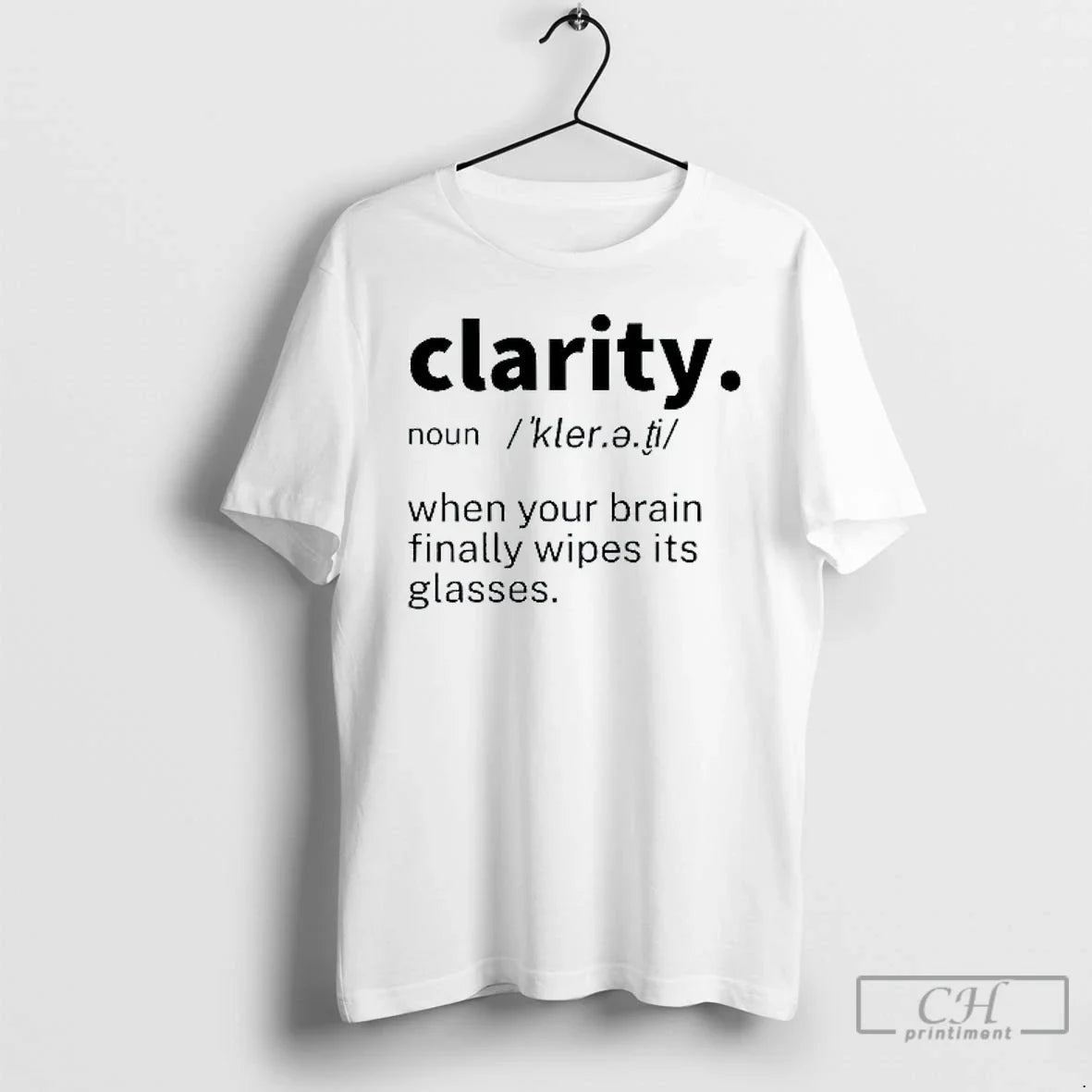 Classic Clarity Noun Meaning When Your Brain Finally - Adult & Kids T-Shirts, Sweatshirts & Hoodies apparel design preview 1