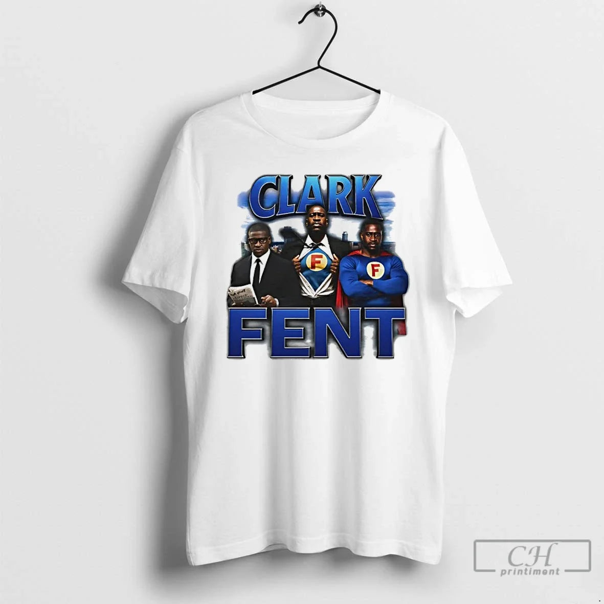Classic Clark Fent George Floyd Superman Parody - Adult & Kids T-Shirts, Sweatshirts & Hoodies apparel design preview 1