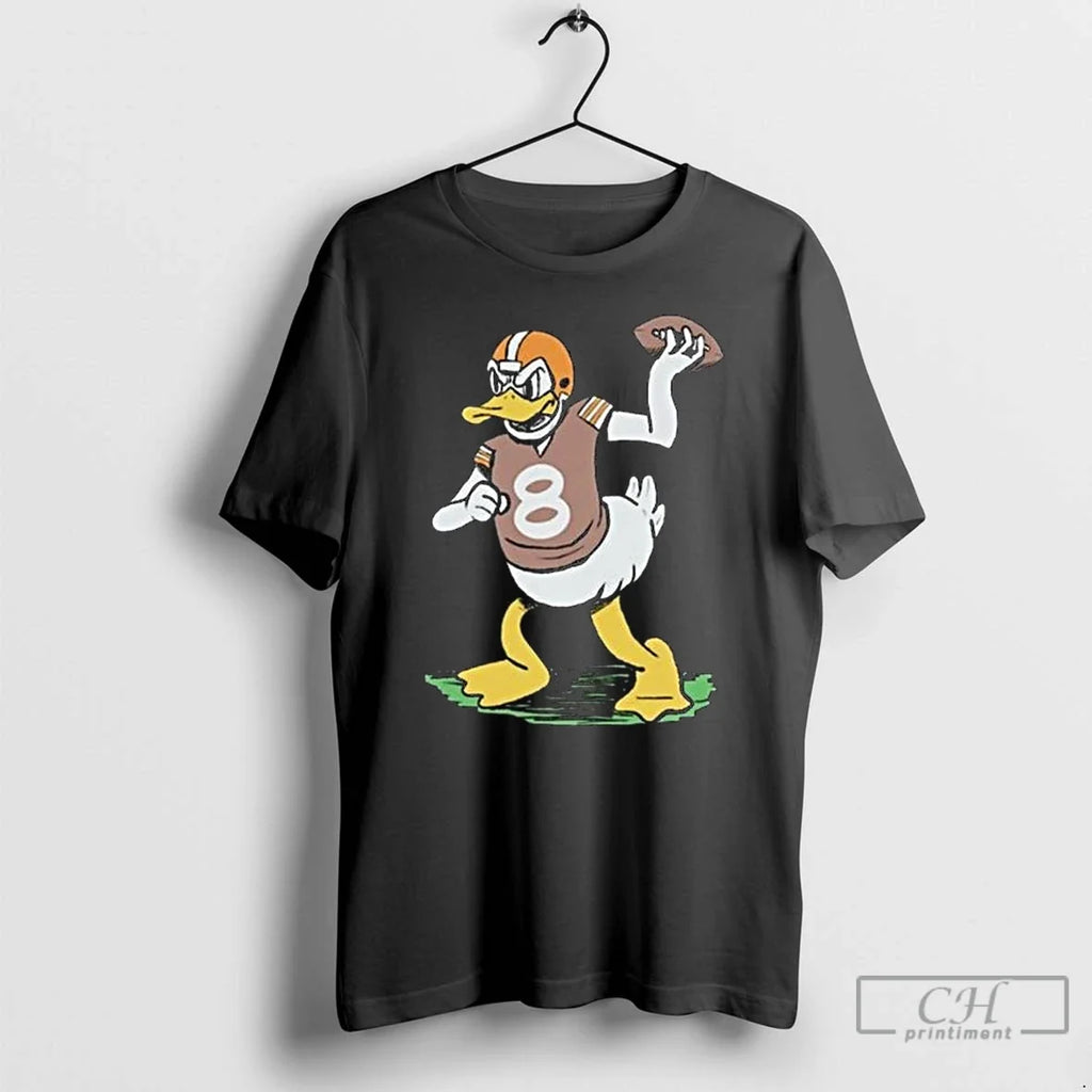 Classic Cleveland Duck Qb Long Sleve - Adult & Kids T-Shirts, Sweatshirts & Hoodies apparel design preview 1