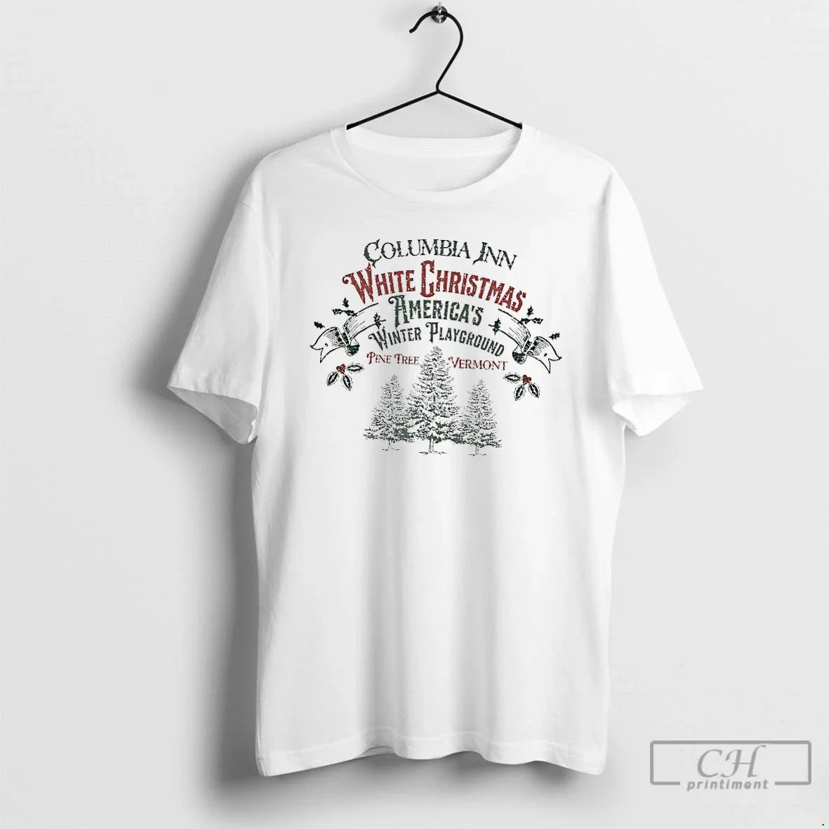 Classic Columbia Inn White Christmas Americas Winter - Adult & Kids T-Shirts, Sweatshirts & Hoodies apparel design preview 1