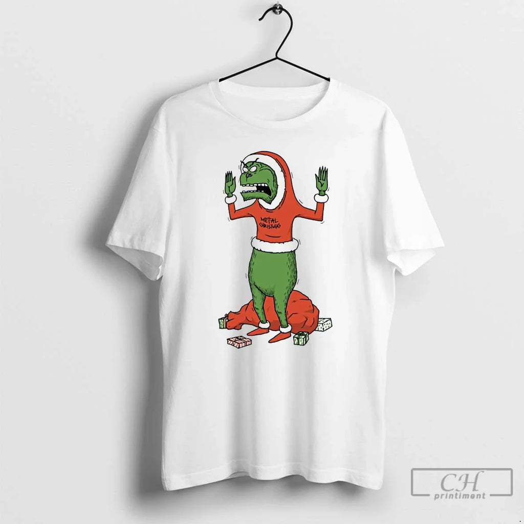 Classic Cornholio X Grinch How The Stole Christmas - Adult & Kids T-Shirts, Sweatshirts & Hoodies apparel design preview 1