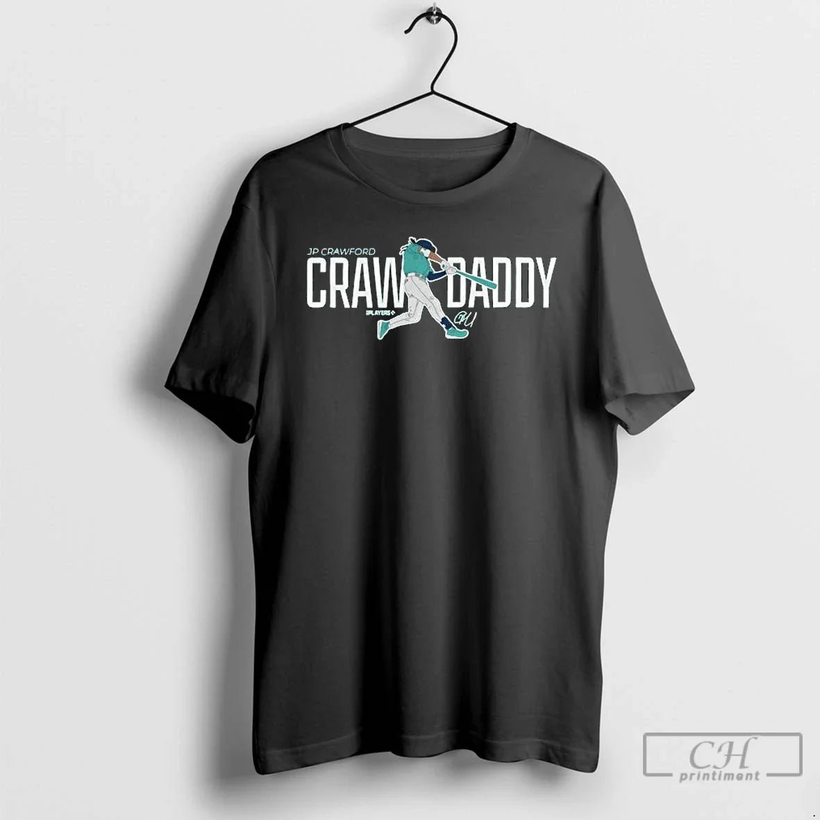 Classic Crawdaddy Jp Crawford Seattle 2025 Long Sleve - Adult & Kids T-Shirts, Sweatshirts & Hoodies apparel design preview 1