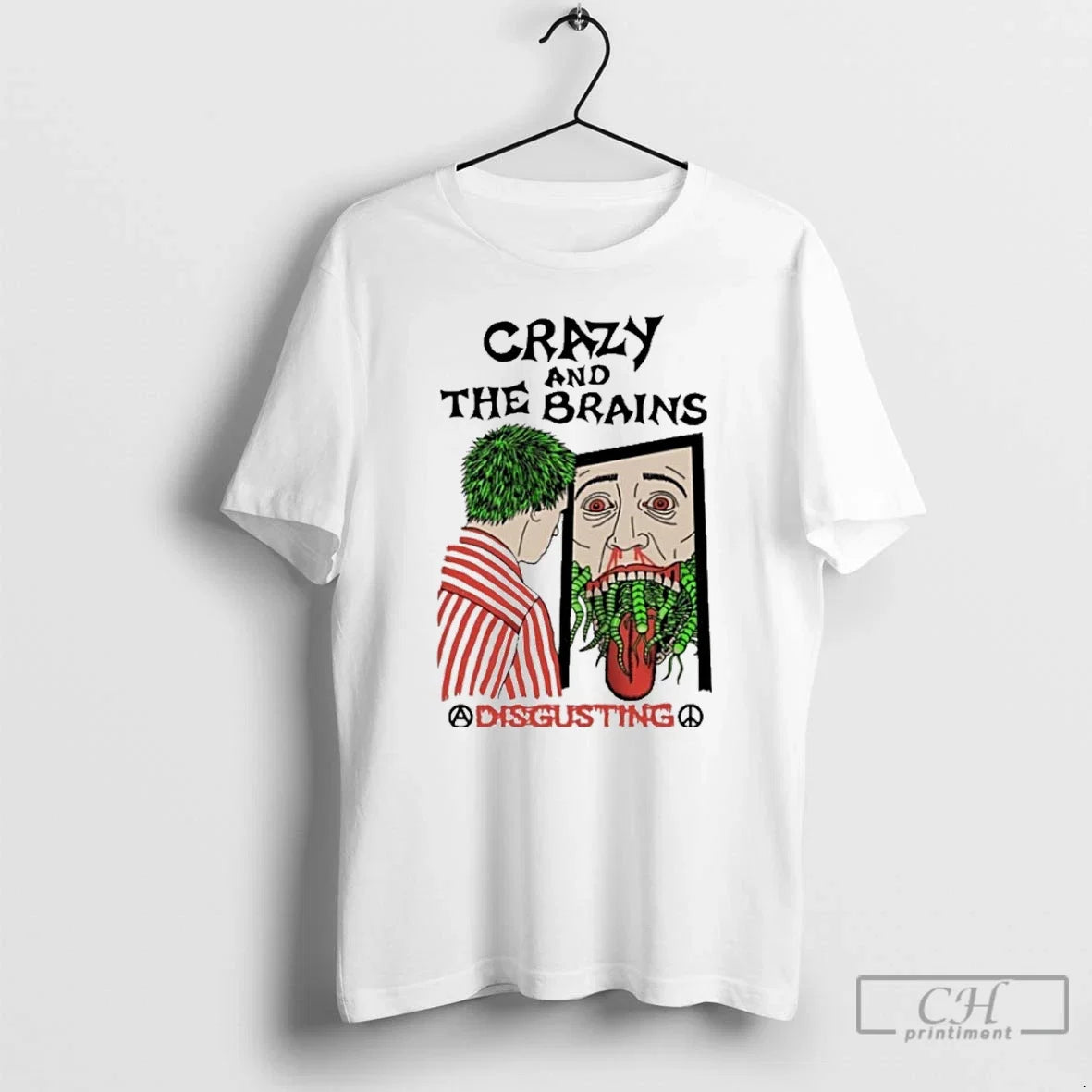 Classic Crazy And The Brains X Death Traitors - Adult & Kids T-Shirts, Sweatshirts & Hoodies apparel design preview 1