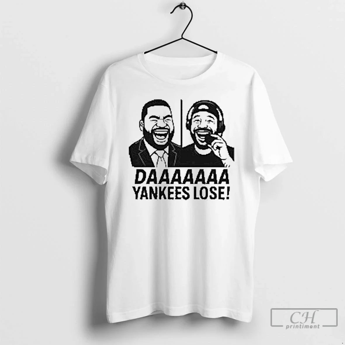 Classic Daaaa Yankees Lose Funny - Adult & Kids T-Shirts, Sweatshirts & Hoodies apparel design preview 1