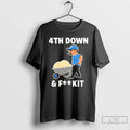 Classic Dan Campbell 4th Down And Fk It - Adult & Kids T-Shirts, Sweatshirts & Hoodies apparel design preview 1