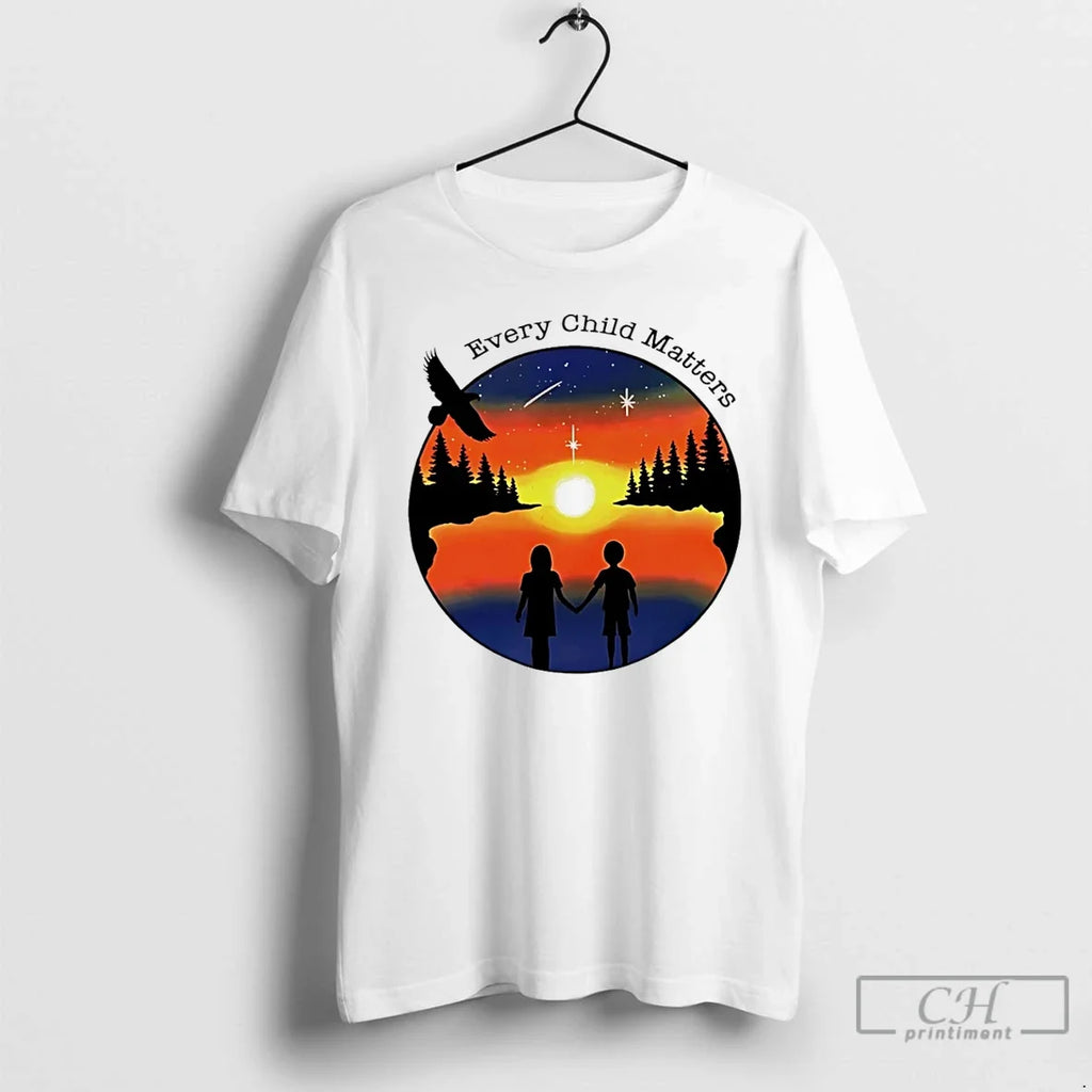 Classic Day Every Child Matters 2025 Orange - Adult & Kids T-Shirts, Sweatshirts & Hoodies apparel design preview 1