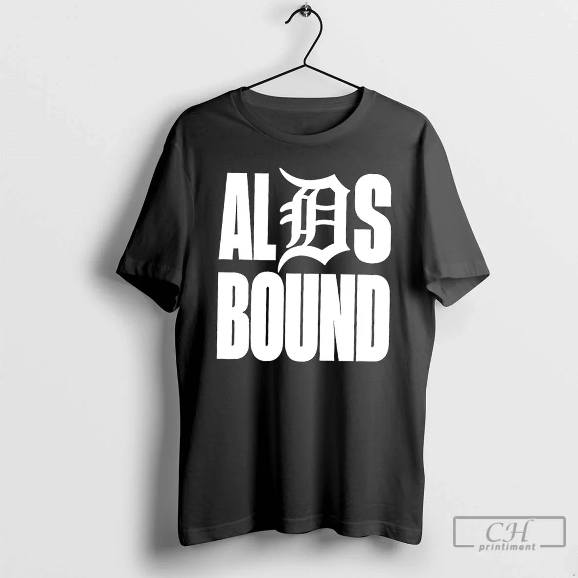 Classic Detroit Tigers Baseball Alds Bound 2 Sided - Adult & Kids T-Shirts, Sweatshirts & Hoodies apparel design preview 1