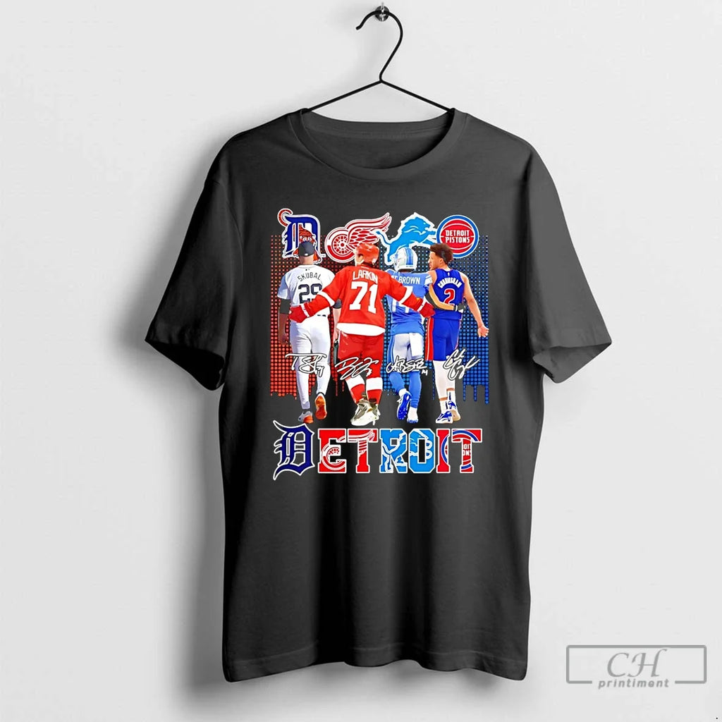 Classic Detroit Sports Team Tarik Skubal Dylan Larkin - Adult & Kids T-Shirts, Sweatshirts & Hoodies apparel design preview 1