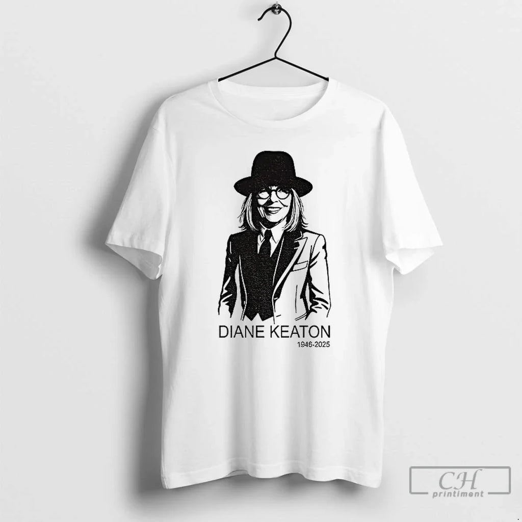 Classic Diane Keaton 1946 2025 Legends Never Die - Adult & Kids T-Shirts, Sweatshirts & Hoodies apparel design preview 1