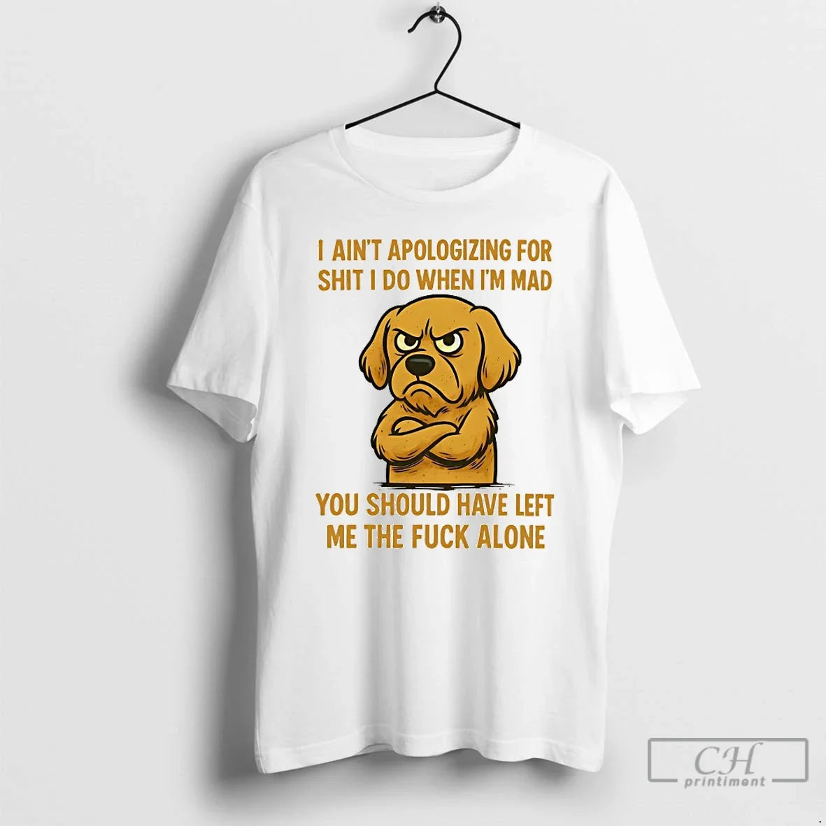 Classic Dog I Aint Apologizing For Shit Do When Im - Adult & Kids T-Shirts, Sweatshirts & Hoodies apparel design preview 1