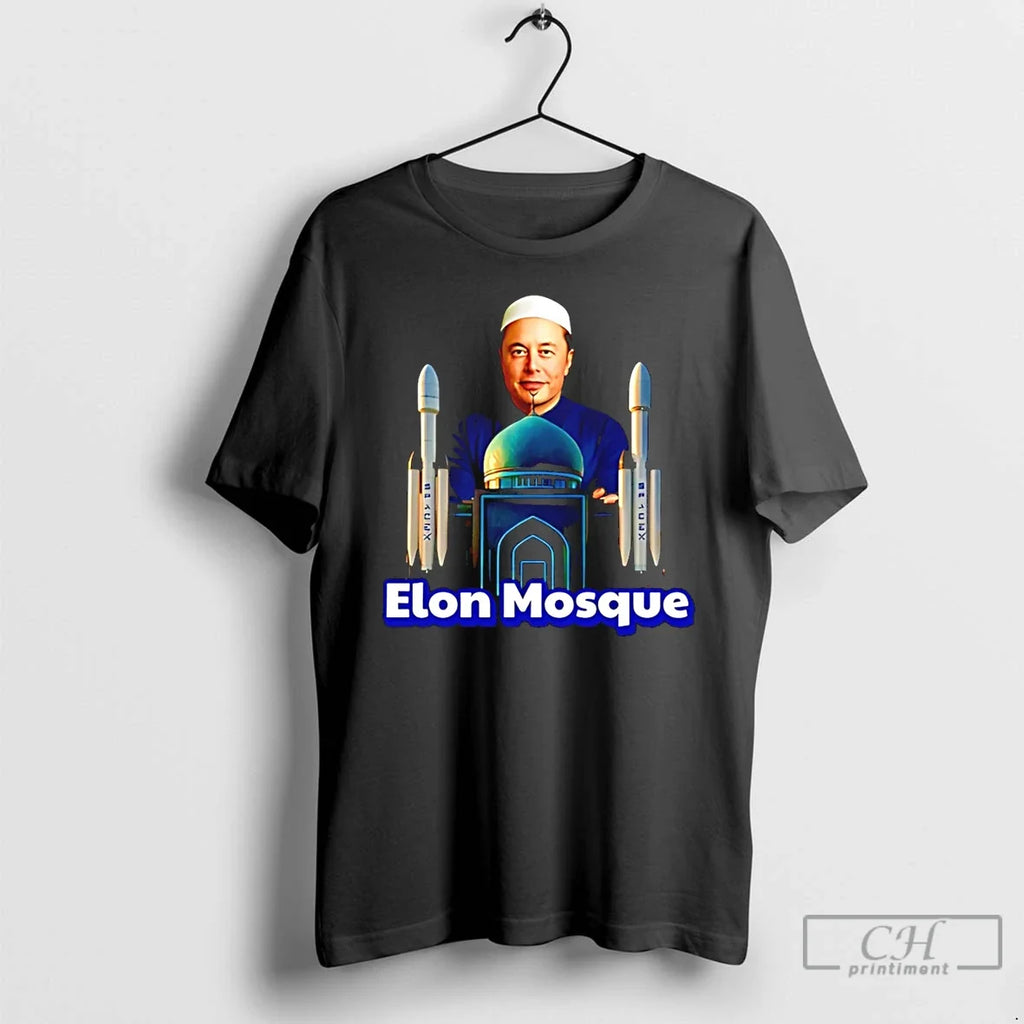 Classic Elon Mosque Musk Meme - Adult & Kids T-Shirts, Sweatshirts & Hoodies apparel design preview 1