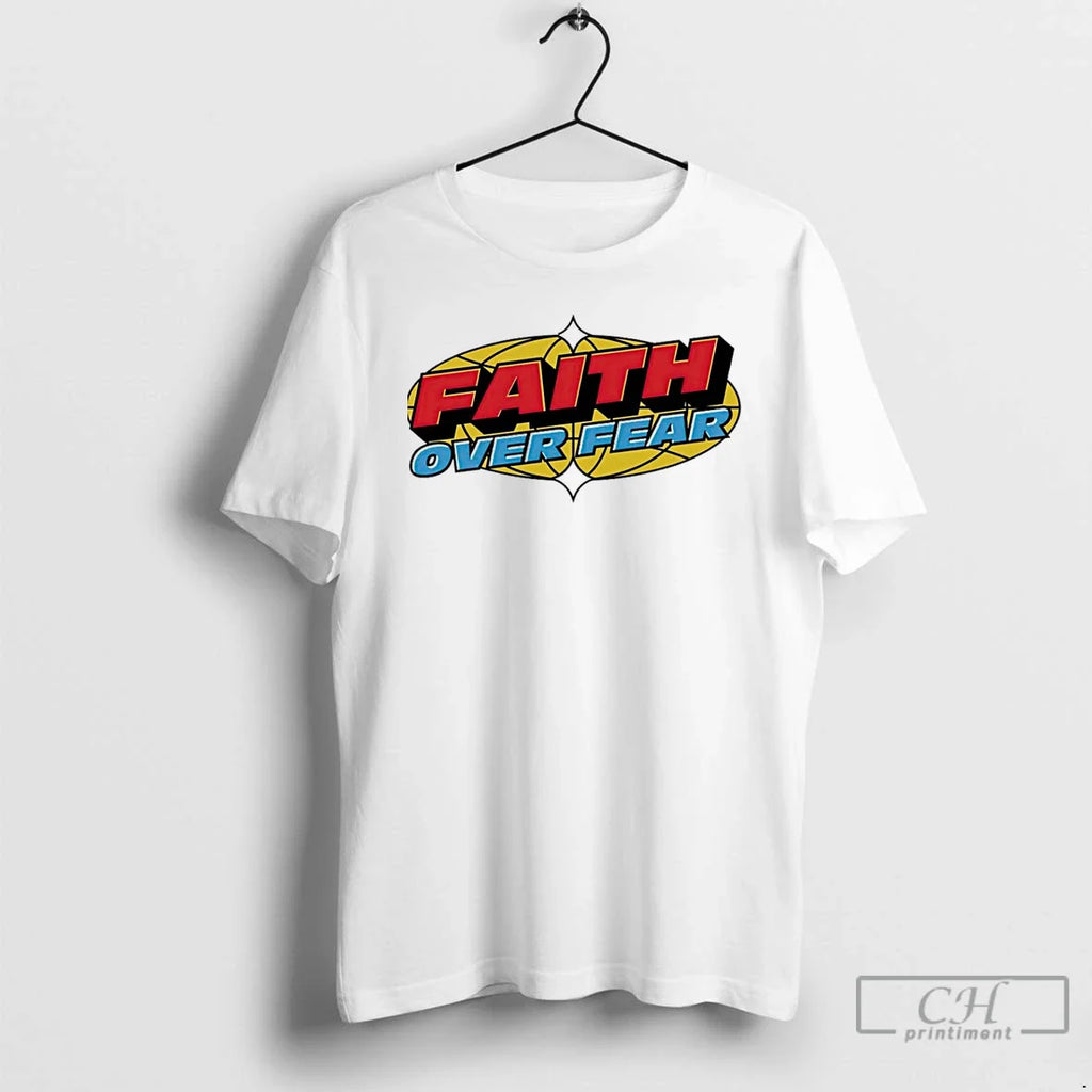 Classic Faith Over Fear Logo - Adult & Kids T-Shirts, Sweatshirts & Hoodies apparel design preview 1