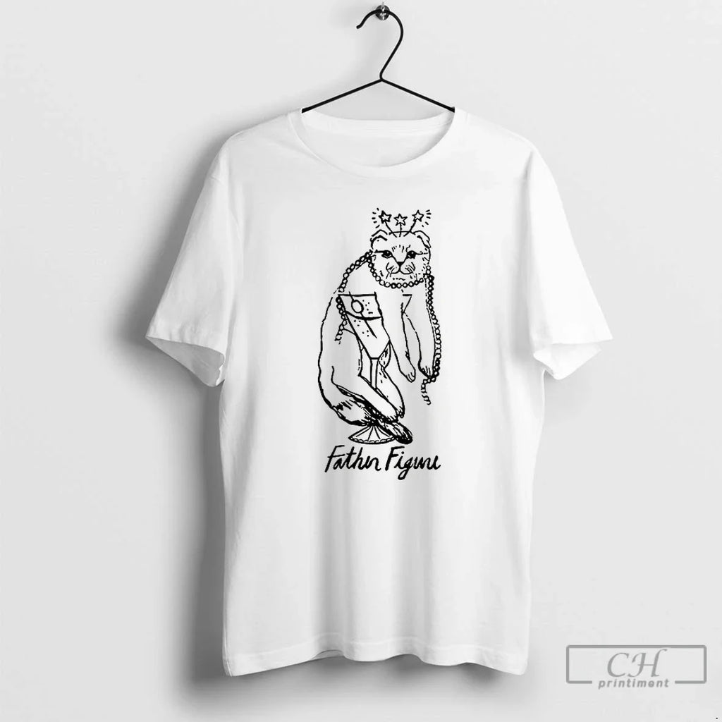 Classic Father Figure Cat - Adult & Kids T-Shirts, Sweatshirts & Hoodies apparel design preview 1