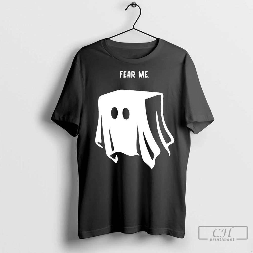 Classic Fear The Box Ghost Halloween - Adult & Kids T-Shirts, Sweatshirts & Hoodies apparel design preview 1