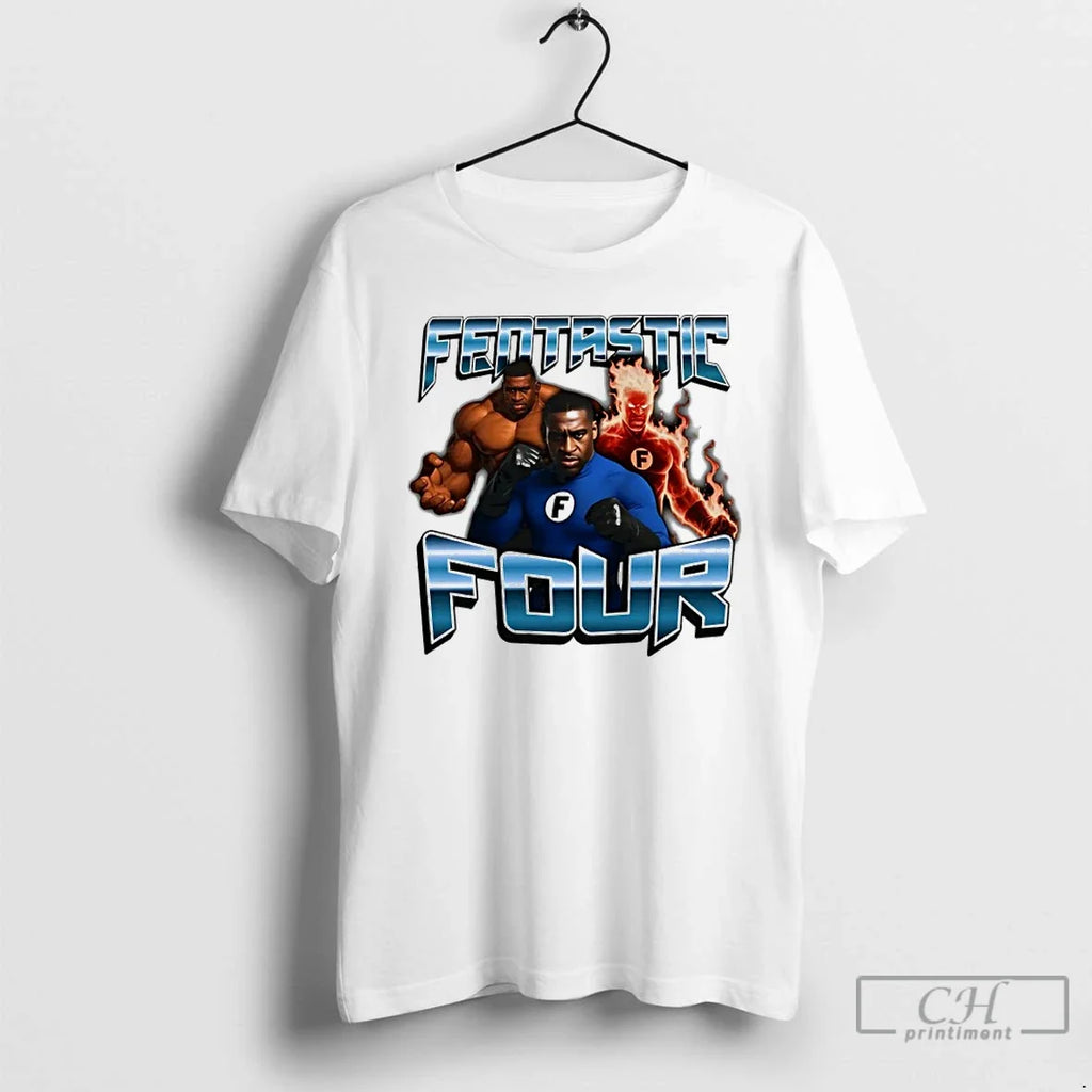 Classic Fentastic Four George Floyd Mister Fantastic - Adult & Kids T-Shirts, Sweatshirts & Hoodies apparel design preview 1