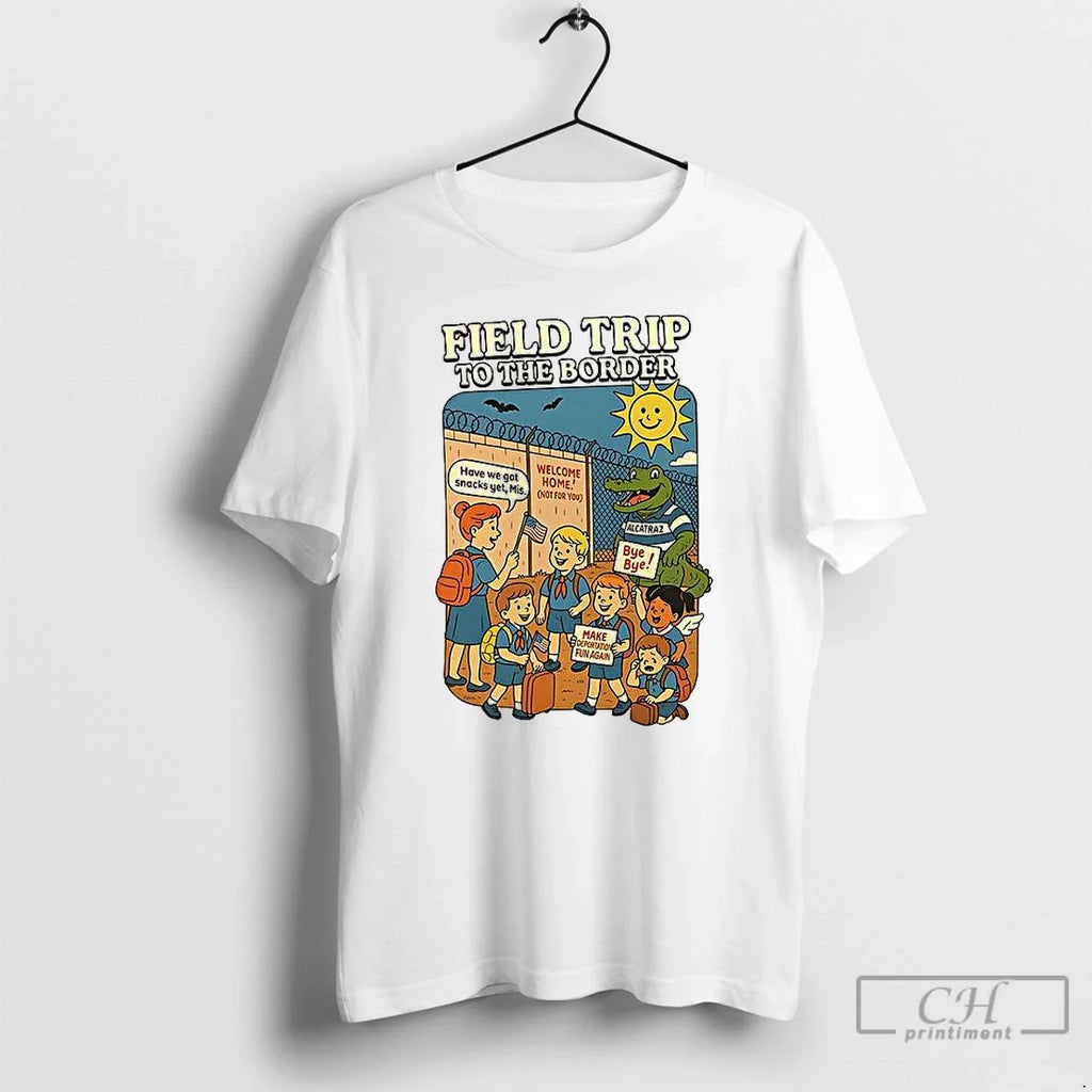 Classic Field Trip To The Border Subtle Abolish Ice - Adult & Kids T-Shirts, Sweatshirts & Hoodies apparel design preview 1