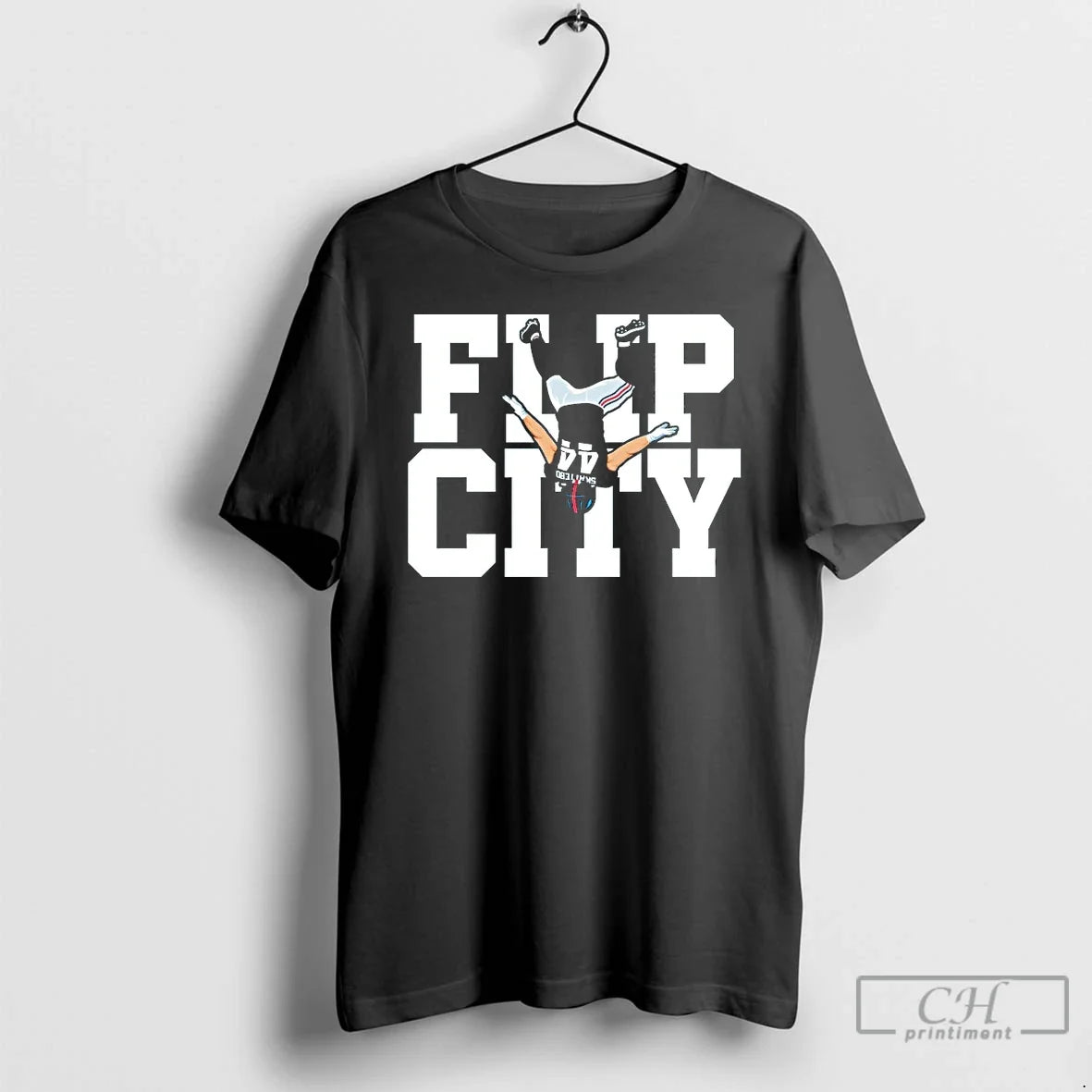Classic Flip City Cam Skattebo New York Giants - Adult & Kids T-Shirts, Sweatshirts & Hoodies apparel design preview 1