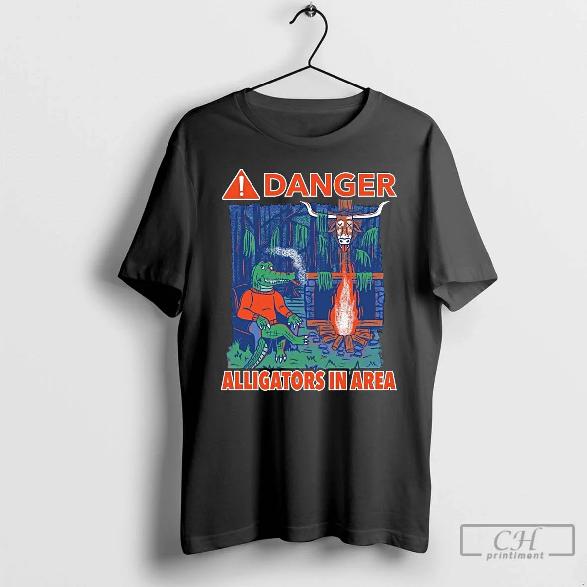 Classic Florida Gators Beat Texas Longhorns Danger - Adult & Kids T-Shirts, Sweatshirts & Hoodies apparel design preview 1