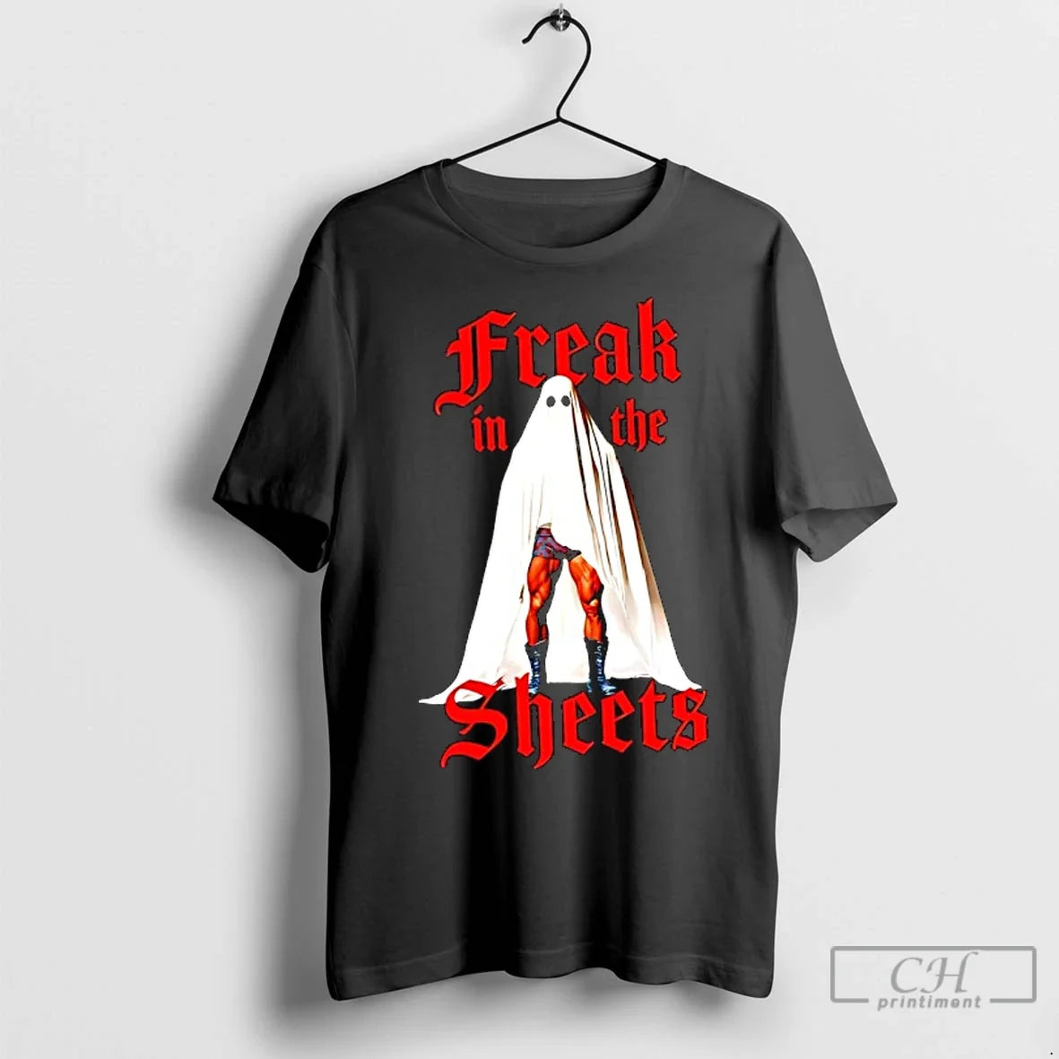 Classic Freak In The Sheets Ghost - Adult & Kids T-Shirts, Sweatshirts & Hoodies apparel design preview 1