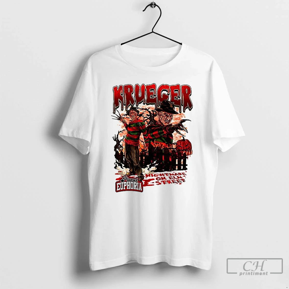 Classic Freddy Krueger Nightmare On Elm Street - Adult & Kids T-Shirts, Sweatshirts & Hoodies apparel design preview 1
