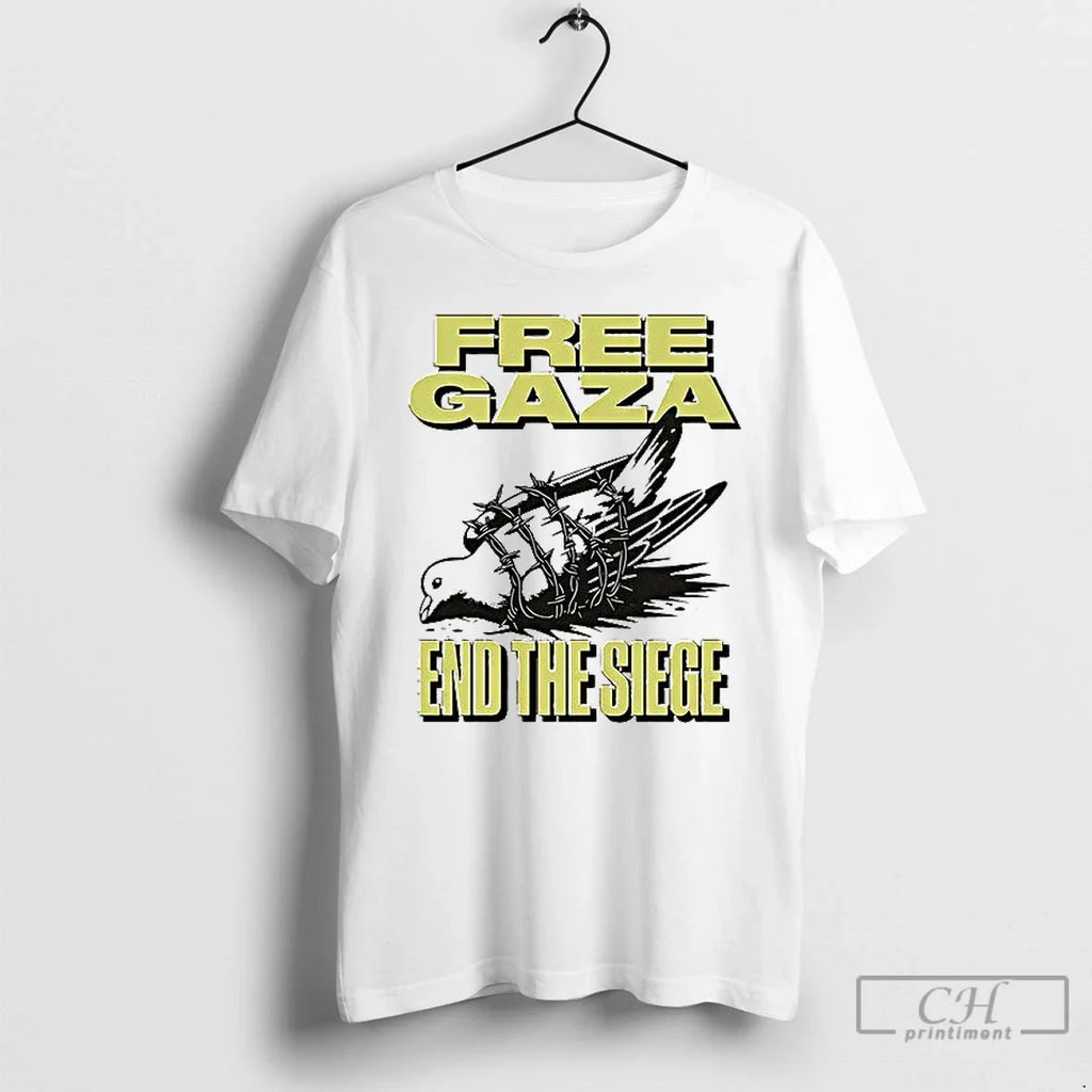Classic Free Gaza End The Siege T Shirs Sweater - Adult & Kids T-Shirts, Sweatshirts & Hoodies apparel design preview 1