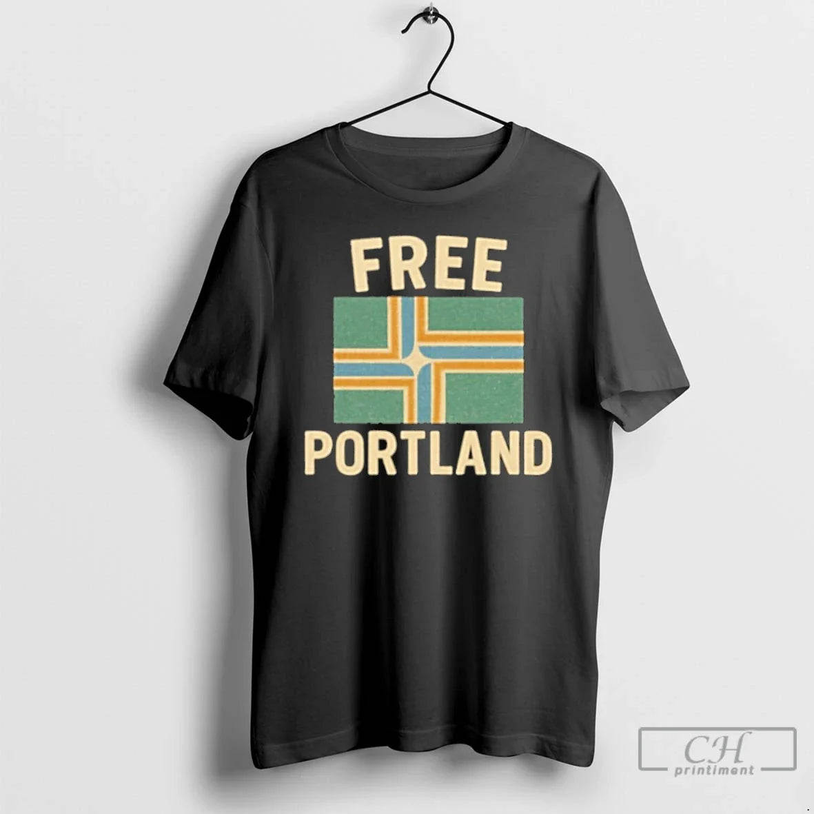 Classic Free Portland Anti Ice In - Adult & Kids T-Shirts, Sweatshirts & Hoodies apparel design preview 1