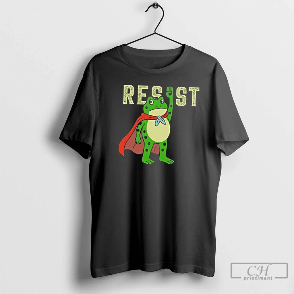 Classic Freedom Fighter Protest Portland Frog Resist - Adult & Kids T-Shirts, Sweatshirts & Hoodies apparel design preview 1