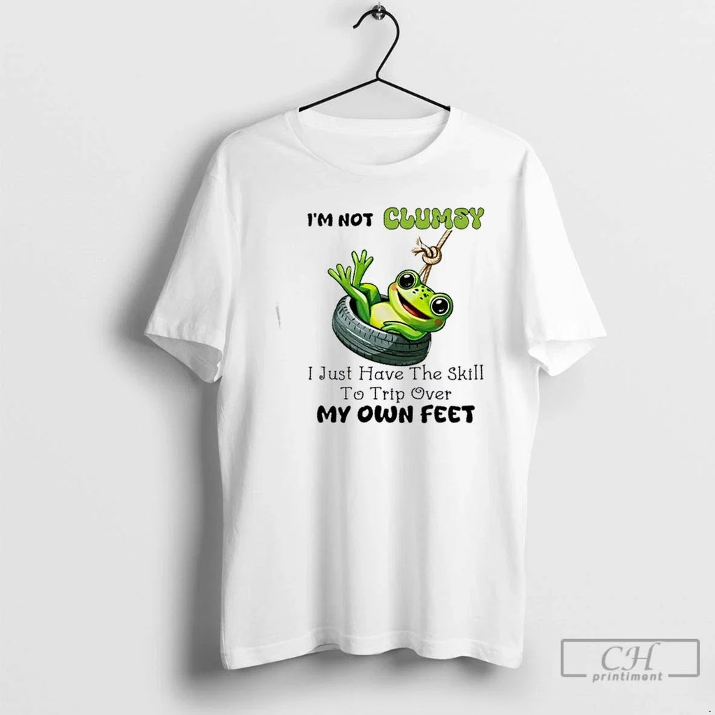 Classic Frog Im Not Clumsy I Just Have The Skill To - Adult & Kids T-Shirts, Sweatshirts & Hoodies apparel design preview 1