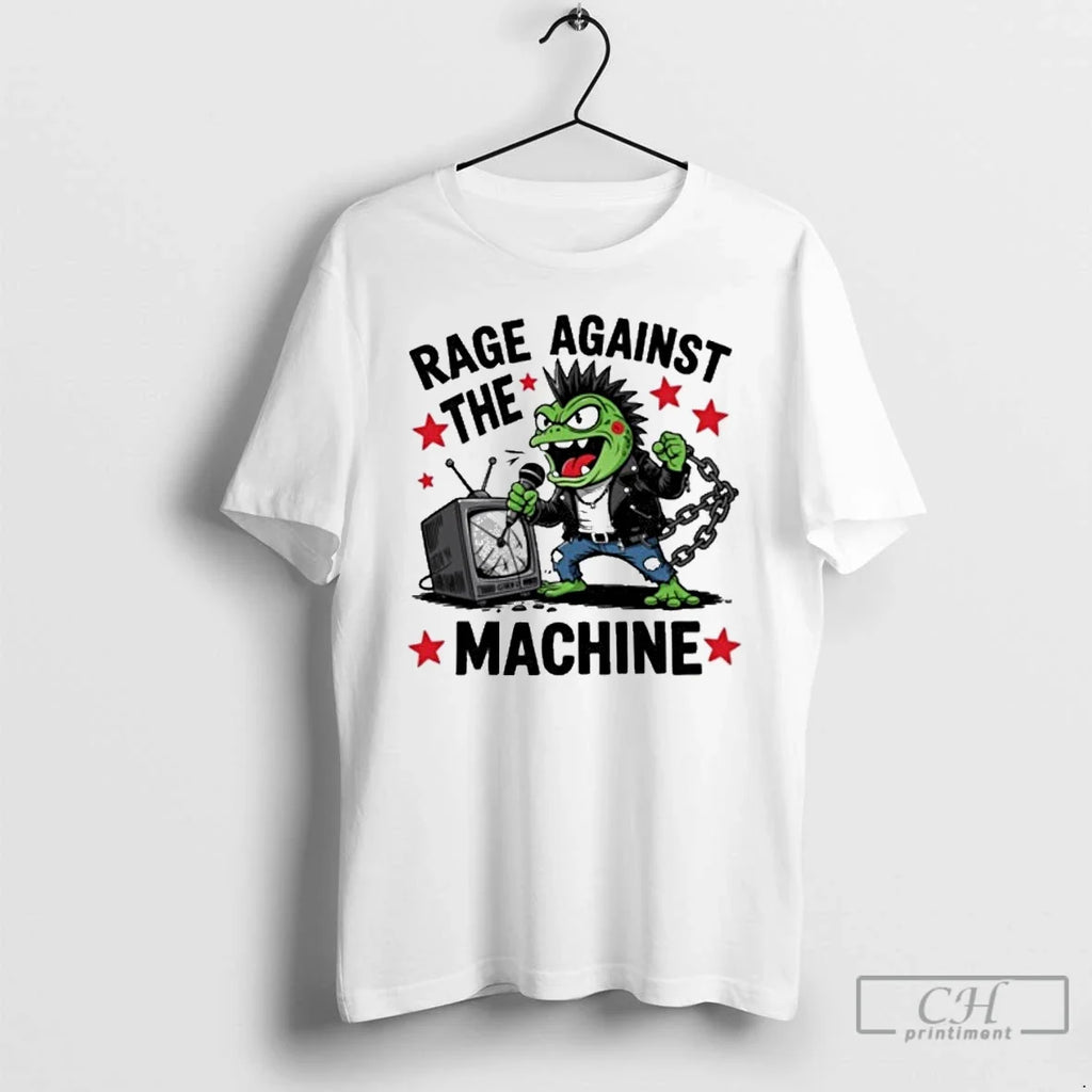 Classic Frog Rage Against The Machine Shir - Adult & Kids T-Shirts, Sweatshirts & Hoodies apparel design preview 1