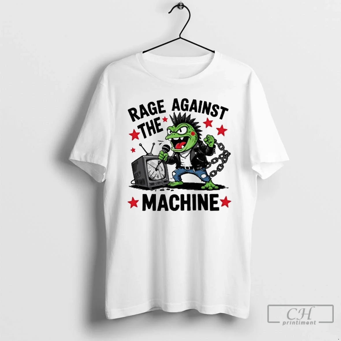Classic Frog Rage Against The Machine Shir - Adult & Kids T-Shirts, Sweatshirts & Hoodies apparel design preview 1