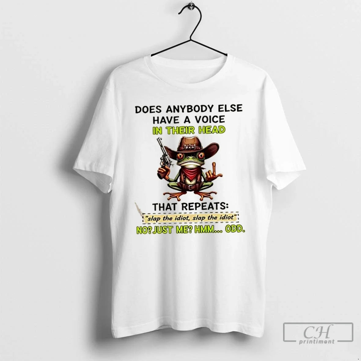 Classic Frog Does Anybody Else Have A Voice In Their - Adult & Kids T-Shirts, Sweatshirts & Hoodies apparel design preview 1