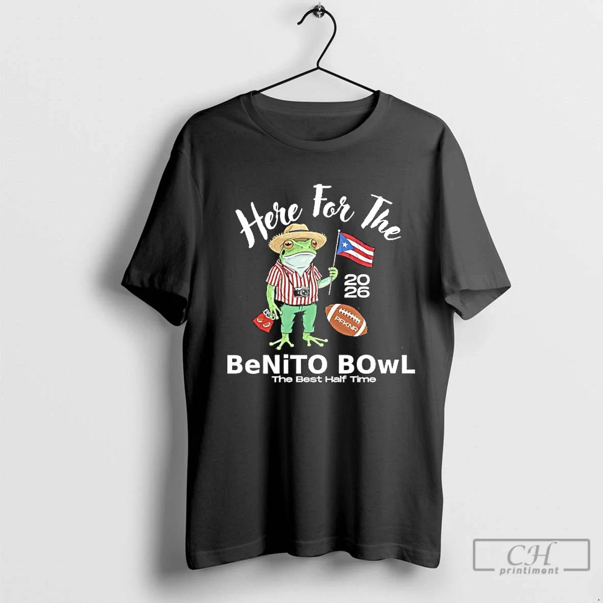 Classic Frog Here For The Benito Bowl 2026 Best Half - Adult & Kids T-Shirts, Sweatshirts & Hoodies apparel design preview 1