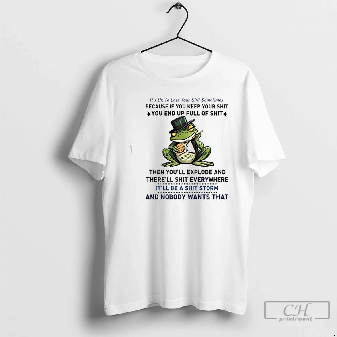 Classic Frog Its Ok To Loseyour Shit Sometimes - Adult & Kids T-Shirts, Sweatshirts & Hoodies apparel design preview 1