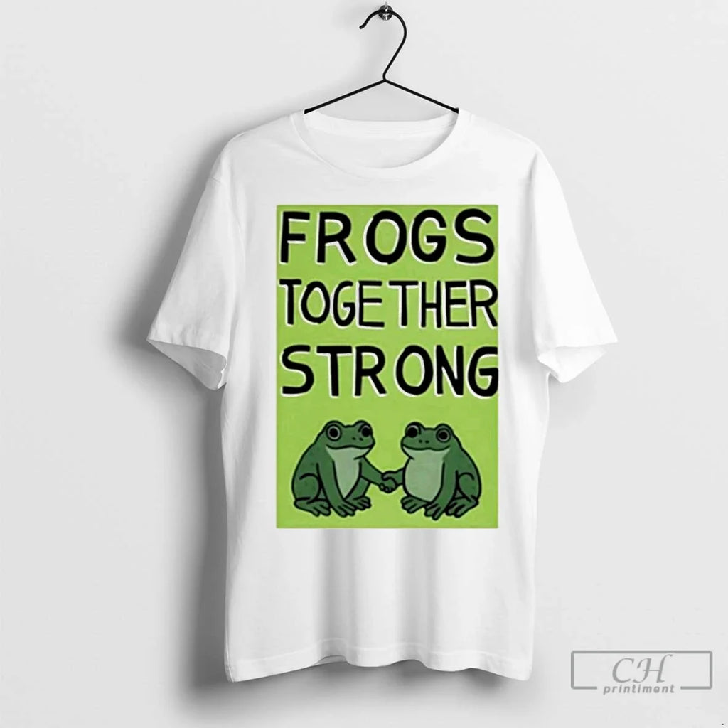 Classic Frogs Together Strong Portland Frog - Adult & Kids T-Shirts, Sweatshirts & Hoodies apparel design preview 1