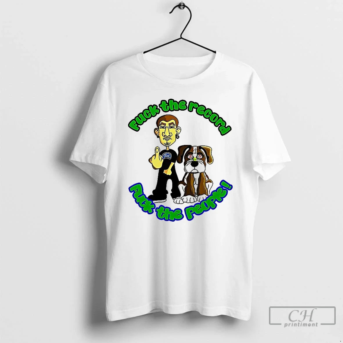 Classic Fuck The Record People - Adult & Kids T-Shirts, Sweatshirts & Hoodies apparel design preview 1