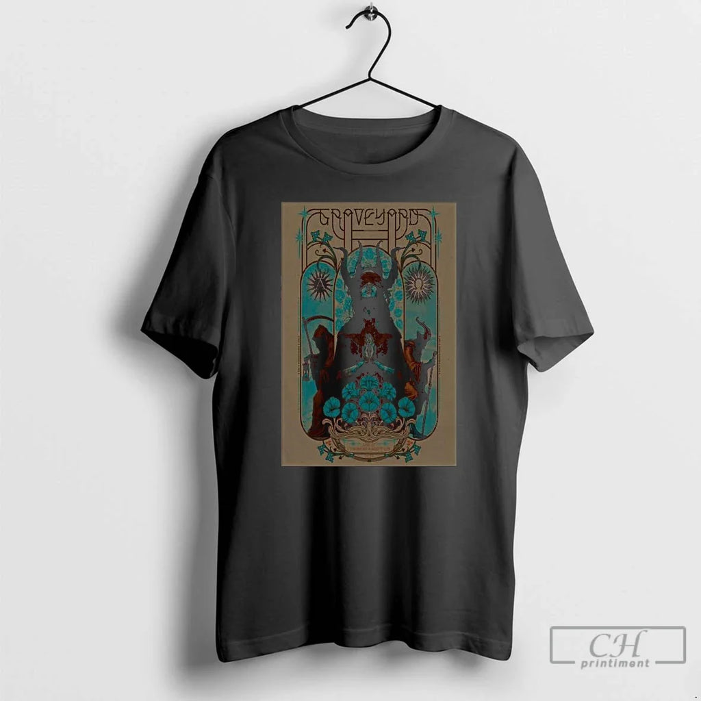 Classic Graveyard Keep It Low Festival Backstage - Adult & Kids T-Shirts, Sweatshirts & Hoodies apparel design preview 1