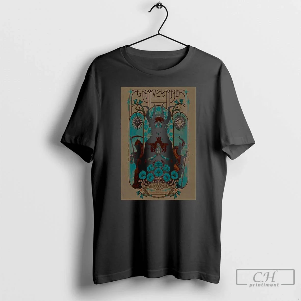 Classic Graveyard Keep It Low Festival Backstage - Adult & Kids T-Shirts, Sweatshirts & Hoodies apparel design preview 1