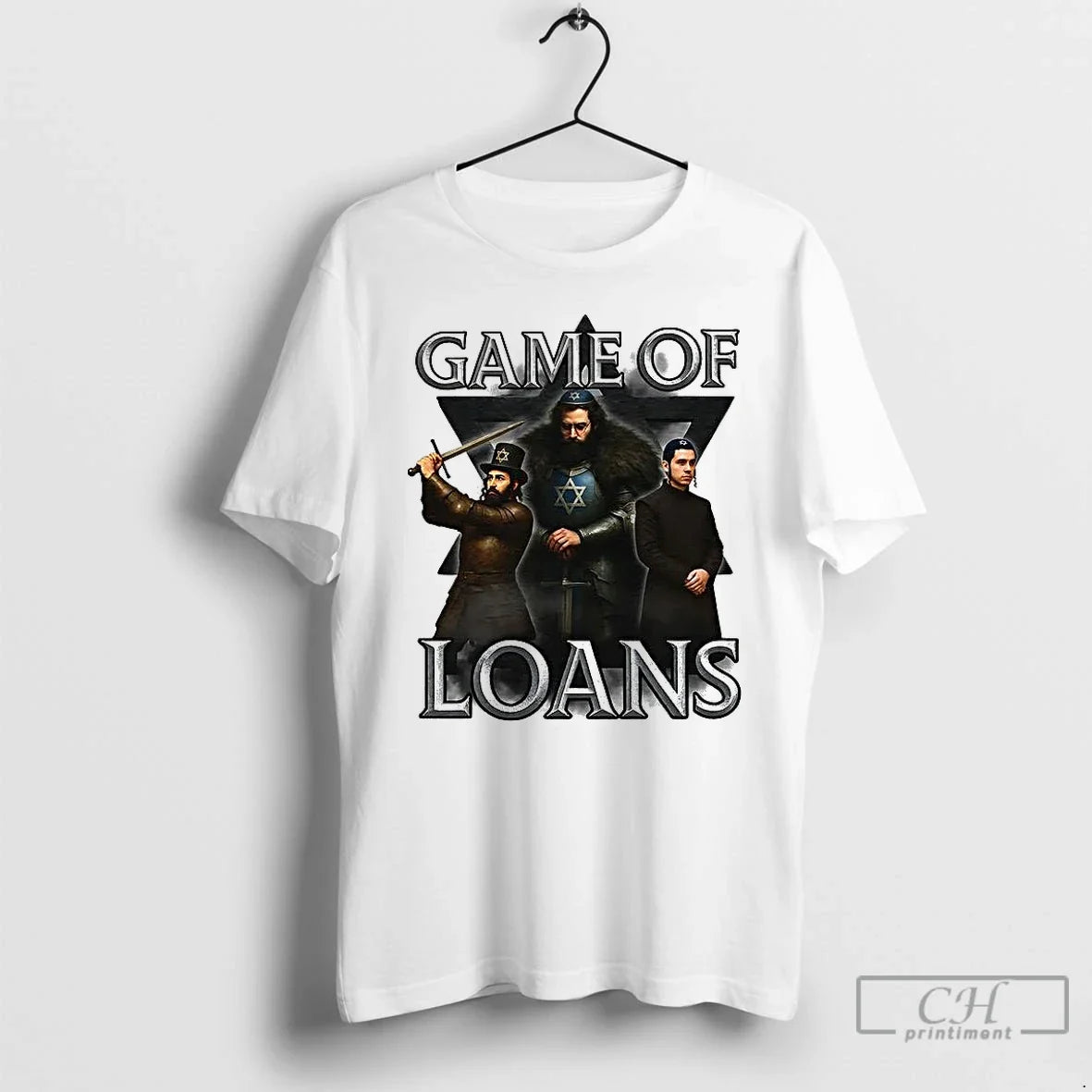 Classic Game Of Loans Thrones Parody - Adult & Kids T-Shirts, Sweatshirts & Hoodies apparel design preview 1