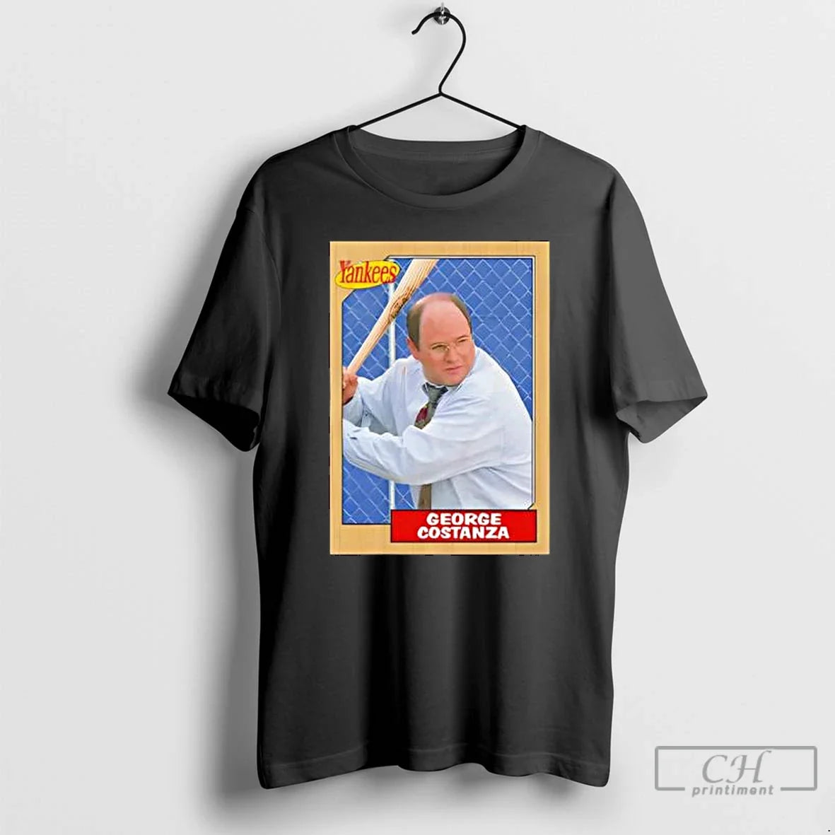Classic George Costanza Yankees Seinfe - Adult & Kids T-Shirts, Sweatshirts & Hoodies apparel design preview 1