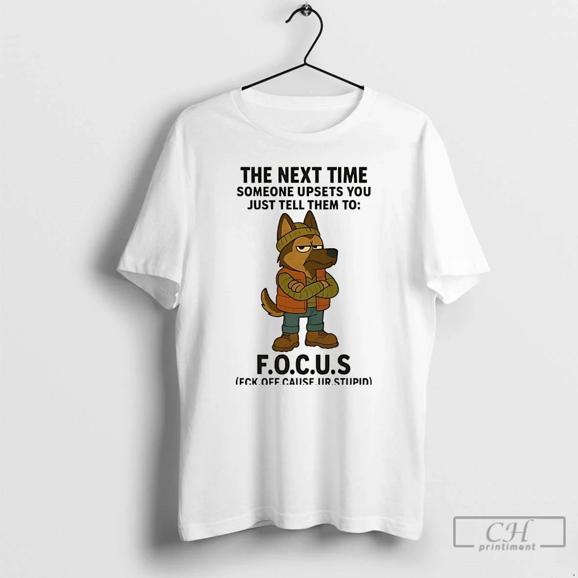 Classic German Shepherd The Next Time Someone Upsets - Adult & Kids T-Shirts, Sweatshirts & Hoodies apparel design preview 1