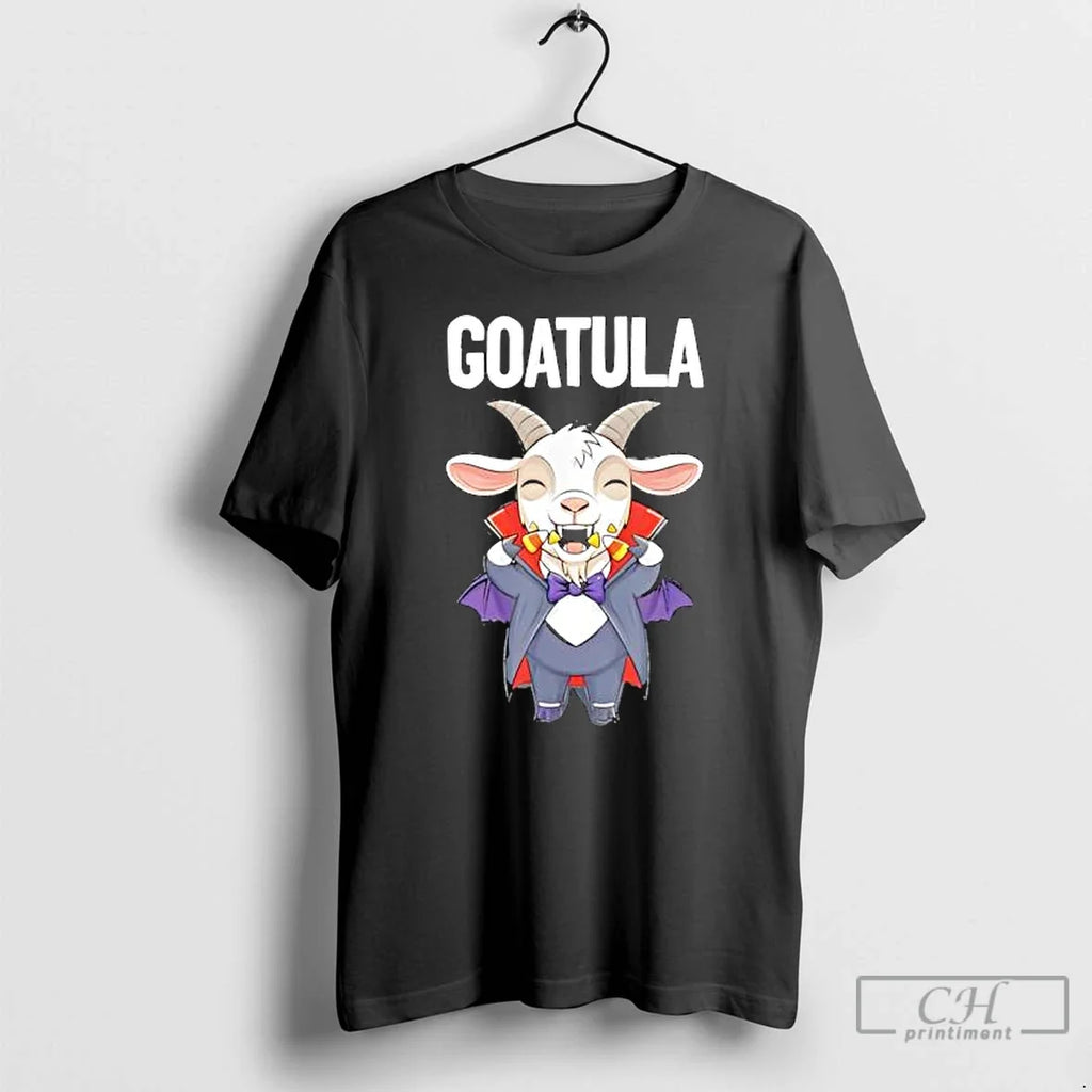Classic Goatula Funny Vampire Goat Halloween - Adult & Kids T-Shirts, Sweatshirts & Hoodies apparel design preview 1