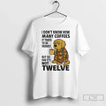 Classic Golden Retriever I Dont Know How Many Coffees - Adult & Kids T-Shirts, Sweatshirts & Hoodies apparel design preview 1