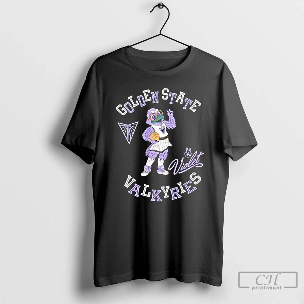 Classic Golden State Valkyries Violet Mascot - Adult & Kids T-Shirts, Sweatshirts & Hoodies apparel design preview 1